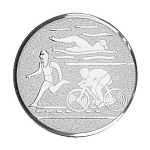 Ciondolo e Charm Triathlon alla Moda con Piastra D=25mm - Product Image 1