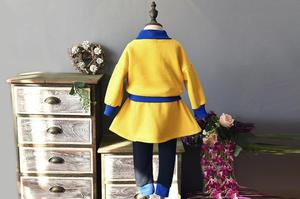 Ropa de Invierno al por Mayor, Conjuntos de Suéteres de Forro Polar con Falda y Pantalones para Niñas, con Estampado de Letras y Manga Larga - Product Image 2