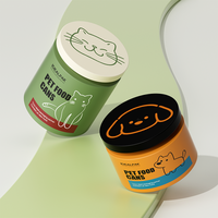 Pot vide personnalisé en plastique pour compléments alimentaires, capsules de vitamines, pilules, avec couvercle à vis, vente en gros