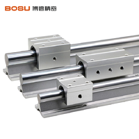Rail de guidage linéaire en alliage d'aluminium série SBR de 5 kg pour équipement de scie à table, glissière linéaire à glissement fluide avec support en aluminium