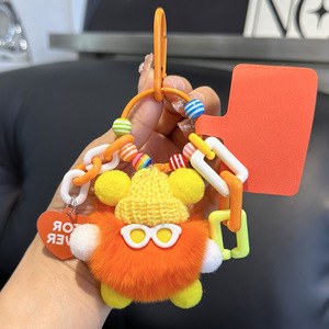 Carino Spot esplosivo borsa di peluche ciondolo portachiavi zaino in cartone animato bambola <span class=keywords><strong>auto</strong></span> portachiavi festa regalo <span class=keywords><strong>Mga</strong></span> portachiavi all'ingrosso - Product Image 2