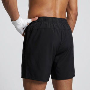 Shorts de sport athlétiques pour hommes, 90% nylon, 10% élasthanne, plusieurs poches, shorts de fitness - Product Image 1