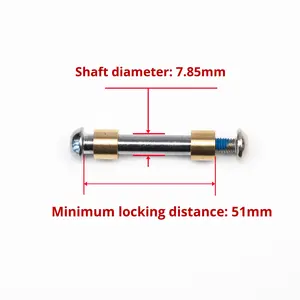 4-Zoll Kunststoff-Vorderrad mit Feststellschrauben-Set für Rollstuhl-Rehabilitationstherapie (3''/5'') - Product Image 4