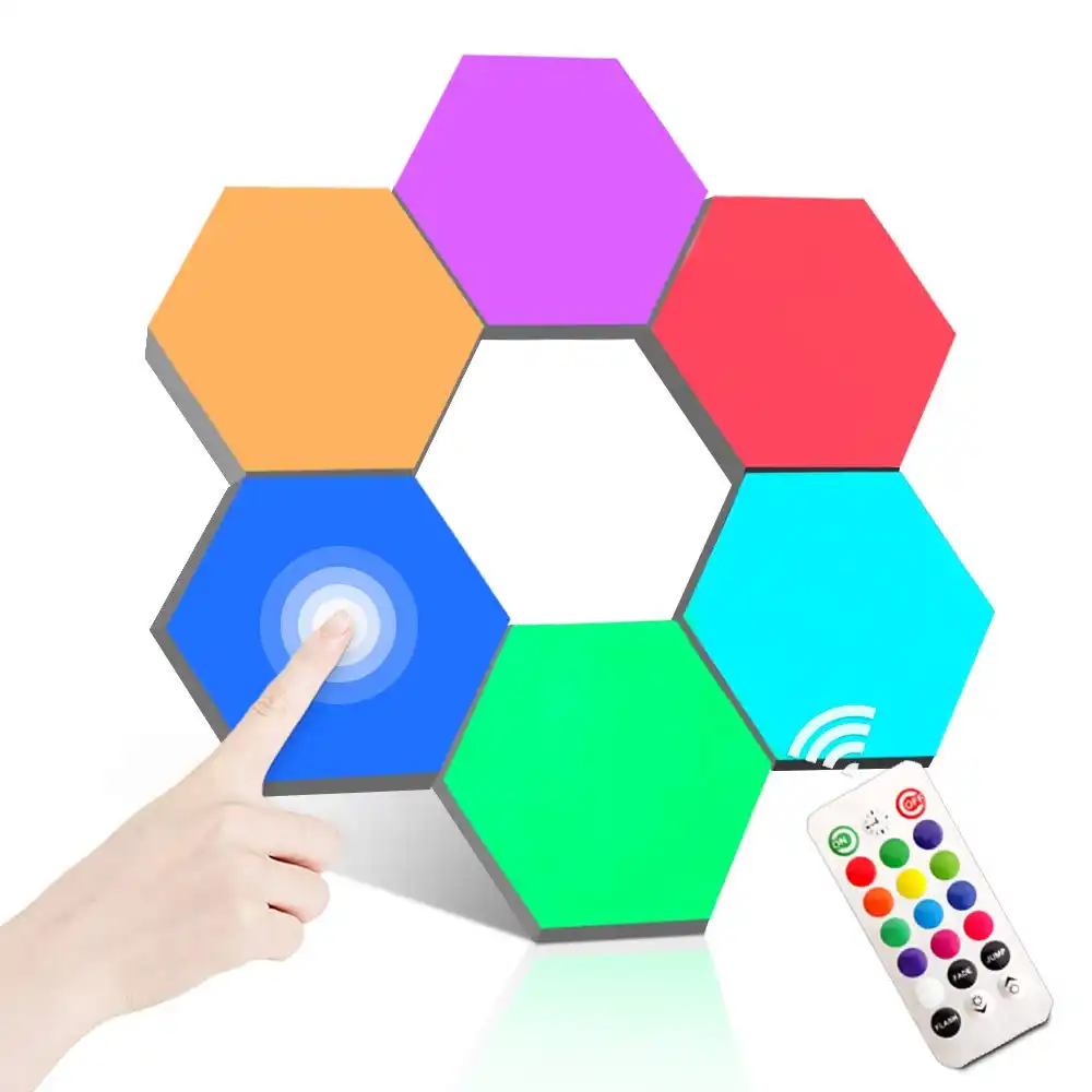 Slimmer Ritme Editie Aurora Touch Smart Zeshoekige Modulaire Luces Rgb Led Licht Panelen