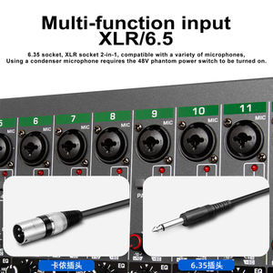 Cooyinka Consola de <span class=keywords><strong>Audio</strong></span> DSP de 99 efectos Controlador de Dj/Mezclador de consola de <span class=keywords><strong>audio</strong></span> Interfaz USB de 18 canales Consola de <span class=keywords><strong>audio</strong></span> Mezcla de DJ - Product Image 4