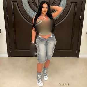 Gonne <span class=keywords><strong>Cargo</strong></span> da <span class=keywords><strong>Donna</strong></span>, Gonne da Lavoro, Gonne a Tubino, Gonne in Denim, Gonne Corte in Denim - Disponibili all'Ingrosso - Product Image 6