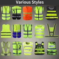 Gilet réfléchissant pour le travail de la nuit, veste de Construction, cyclisme, tenue de course à LED
