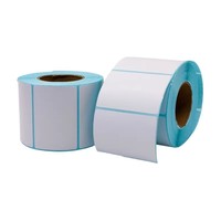 Vente en gros de haute qualité étanche à l'huile résistant aux rayures 800 pièces par rouleau étiquette thermique directe 58x40 autocollant pour code à barres