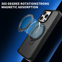 Nouvelle Arrivée Coque de Téléphone Magnétique Antichoc avec Support Invisible Rotatif à 360° au Design Sportif pour OnePlus 13/13R/15/15R 2-en-1