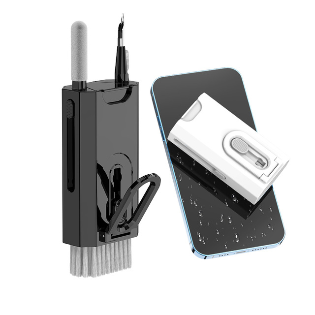 7in1 7 in 1 Multifunctional Swipe Clean Dust Keyboard Phone Screen Lens Earbuds Sponge Cleaning Brush Kit Set 7 in 1 Cleaner