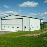 Hangar pour avions légers en acier durable, résistant au vent, facile à assembler, certifié CWB