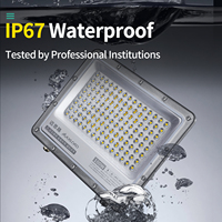Projecteur extérieur étanche IP67 100W durable, super lumineux à LED pour usine, atelier, chantier et stade
