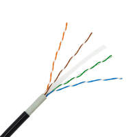 kabel sftp kabel jaringan cat6 amp outdoor full copper armored cat 6 cat6 sftp lan cable 305m roll harga
