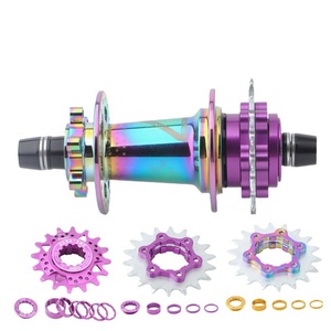 Piñón de bicicleta de una sola velocidad, cassette de disco único para <span class=keywords><strong>MTB</strong></span>, piñón libre de aleación de aluminio - Product Image 6