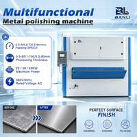 Máquina de Pulido de Superficies de Alta Calidad BANLI para Acero Inoxidable, Venta Directa de Fábrica, Máquina de Acabado y Pulido