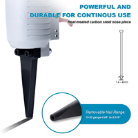 RONGPENG 700V Pistolet à clous pneumatique professionnel et décloucheur pour le déclouage et le recyclage du bois