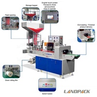 Machine d'emballage en sachet coussin pour pailles à boire jetables en PLA, écologiques, compostables et biodégradables, en papier et plastique, HFFS