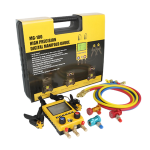 Manomètre numérique professionnel NECOOL MG-100C - Plage de mesure de -14,5 à 800 psi - Garantie d'un an pour les systèmes de climatisation automobile - Product Image 3