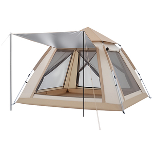 Wholesale Luxury <b>4</b> Season Heavy Duty Family Leisure Waterproof Oxford Automatic Pop Quick Open Portable Foldable Outdoor Beach - Product Image 3