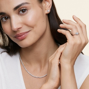 Fashion White Silver <b>Crystal</b> Engagement <b>Ring</b> Elegant Bridal Wedding Proposal Jewelry Gift <b>Ring</b> for Women Anniversary - Product Image 3