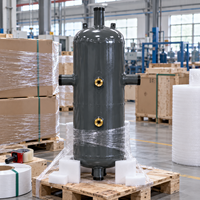 Réservoir de siphon en acier au carbone, réservoir sous pression pour équilibrage de liquide réfrigérant de chambre froide à vis