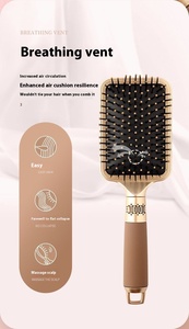 Bán Buôn Tùy Chỉnh Riêng Logo ABS Deluxe Mạ Vàng Tóc Bàn Chải Thiết Lập Phổ Biến Châu Âu Chống-Rối Matte Lược Bàn Chải Tóc Thiết Lập - Product Image 6