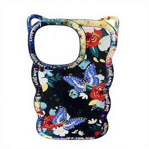 <span class=keywords><strong>Cover</strong></span> posteriore in TPU con design a farfalla e glitter per iPhone 17 16 15 14 13 12 11 e <span class=keywords><strong>Samsung</strong></span> A20E A10E A22 <span class=keywords><strong>A03S</strong></span> A42 - Custodia per ragazze - Product Image 4