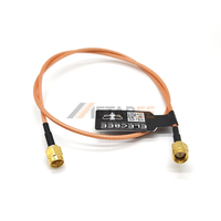 Câble coaxial RF1.13 10 cm Connecteur SMA Angle droit Type à souder Compatible UFL Alimentation d'antenne