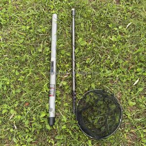 Fabrika özelleştirilmiş Ultralight karbon kutup katlanabilir 4.2m balıkçılık taşınabilir teleskopik mücadele tor ağı - Product Image 3