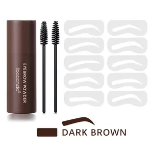 Wholesale Waterproof Fill Eyebrow Powder Lazy Thrush Eyebrow Powder Bar Hairline Contouring Eyebrow Powder Set
