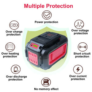 Оптовая продажа, замена батареи <span class=keywords><strong>4Ah</strong></span> 5Ah 6Ah 7.5Ah для батареи <span class=keywords><strong>Dewalt</strong></span> 40V DCB406 DCB404 DCB407 совместимые электроинструменты DCB114 DCB116 - Product Image 5