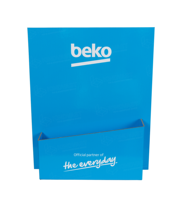 Présentoir de comptoir en carton de taille personnalisée, support de panneau publicitaire de haute qualité