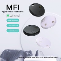 FindMy Global Locator Portefeuille de voiture à positionnement bidirectionnel anti-perte GPS Tracker pour animaux de compagnie