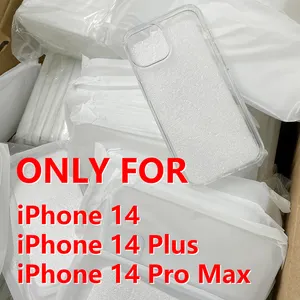 جراب هاتف شفاف من البولي يوريثان الحراري المرن، جراب هاتف محمول صلب مصنوع من البولي يوريثان الحراري لأجهزة iPhone 14 plus 14 Pro Max