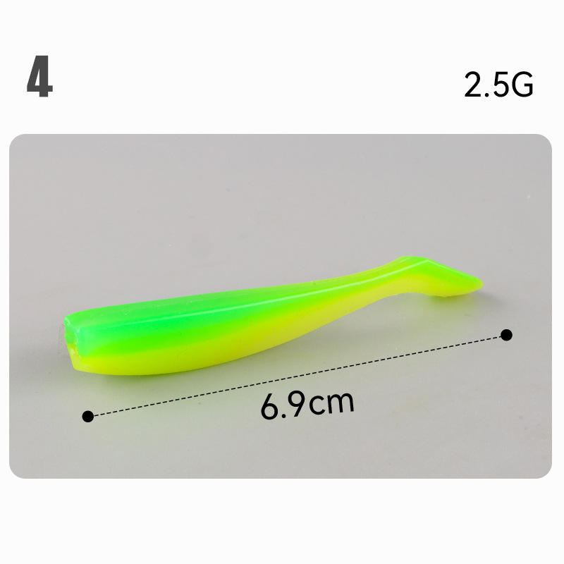 หลังสีเขียวและท้องสีเหลือง (6.9cm2.5g)