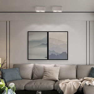 Plafonnier encastré LED commercial sans cadre, éclairage intérieur, alimentation CA, intensité variable, aluminium, blanc neutre 4100K, noir - Product Image 1