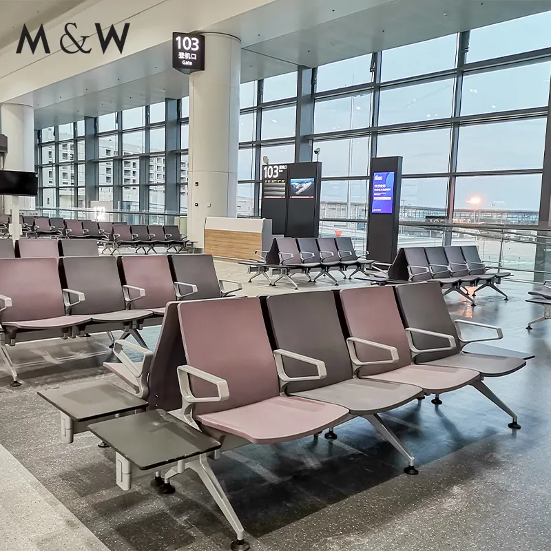 M & W Foshan เก้าอี้ห้องรอมอบสำหรับคลินิกเก้าอี้ในโรงพยาบาลเก้าอี้สนามบิน