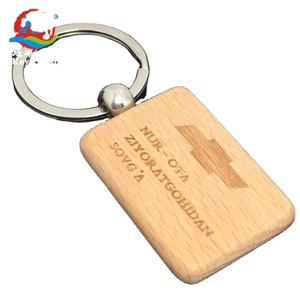 Porte-clés personnalisé en bois, fabrication de porte-clés, logo personnalisé, vente en gros - Product Image 4