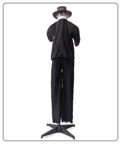 Decoración de Halloween: Fantasma <span class=keywords><strong>Vampiro</strong></span> <span class=keywords><strong>El</strong></span>éctrico con Inducción Sonora, Luminoso y Animado, para Crear un Ambiente de Terror - Product Image 4