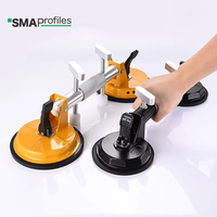 Ventouse manuelle réglable en caoutchouc de 6 pouces pour nivellement et pose sans joint de carreaux de pierre et de céramique – Meilleure vente