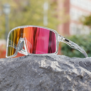 耐久性のある高品質デザインアンチUvフォトクロミックリーディングメガネサイクリング自転車メガネ屋外用偏光サングラス男性用 - Product Image 1