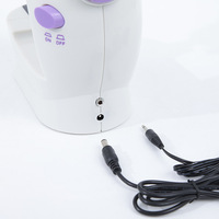 Kit de couture automatique portable pour la maison, 202 pièces, avec lumière, pour usage domestique
