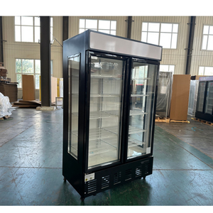 Congélateur à <span class=keywords><strong>porte</strong></span> en verre réfrigérateur de refroidissement de supermarché pratique pour l'affichage des aliments congelés - Product Image 5