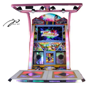 Machine de jeux de danse Kaimi Arcade 55 pouces HD à monnayeur pour 2 joueurs, Hip-hop, pour centres commerciaux, en anglais
