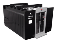 Conteneurs de centre de données Vertiv SmartAisle 3 de grande taille, centre de données micro-modulaire compatible avec l'IA
