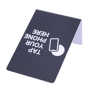 Tarjeta de Membresía NFC de PVC con Código QR Inteligente Personalizado para Acceso a Redes Sociales, Soporte de Mesa RFID en Blanco para Reseñas de <span class=keywords><strong>Google</strong></span> - Product Image 5