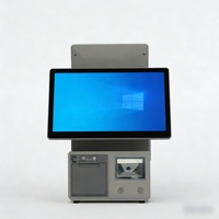 15,6-дюймовая POS-система «все в одном» на Windows с сенсорным экраном, кассовым аппаратом, металлическим корпусом, процессором Intel I5 Quad-Core, MSATA и Wi-Fi 6 для ресторанов