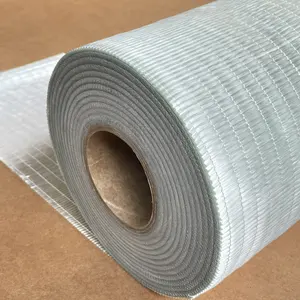 90 Chaque fois tissu unidirectionnel en fibre de verre PRF rempli de sable pipeline capture d'écran enveloppé tissu de fibre de verre approvisionnement direct d'usine