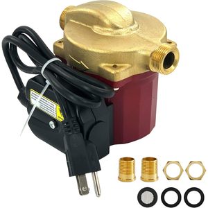 ปั๊มน้ำหมุนเวียน ZHENYUAN ขนาด 1/2 นิ้ว 115V 0.5 แรงม้า มอเตอร์เฟสเดียว สำหรับระบบทำความร้อน ใช้ในที่อยู่อาศัย - Product Image 1