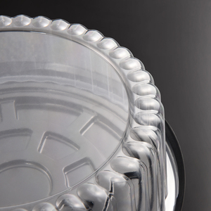 Hộp Làm Bánh Bằng Nhựa PVC 8 Inch Dùng Một Lần Chất Lượng Cao 2022 Hộp Làm Bánh Bằng Nhựa Trong Suốt Có Thể Phân Hủy Sinh Học Kèm Khay Nắp - Product Image 4